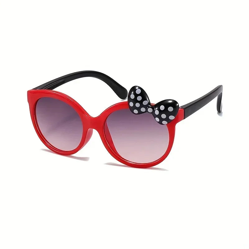 Winful Kids Bowknot Sunglasses – UV400 Girls Outdoor Shades
