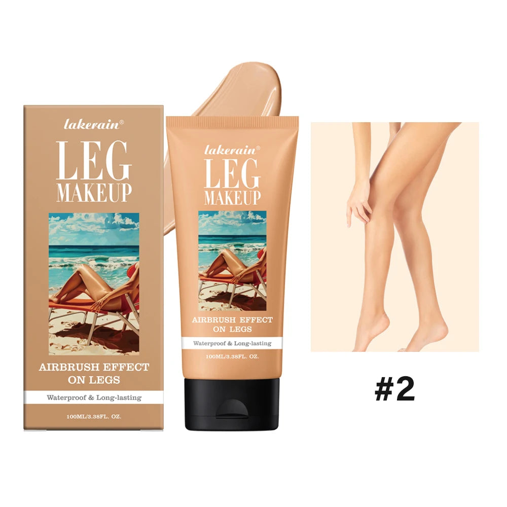 Bronze Leg Makeup Foundation Lotion – Waterproof, Long-Lasting Body Foundation Lotion Peaceful Pleasures Health and Wellness SKY BLUE
