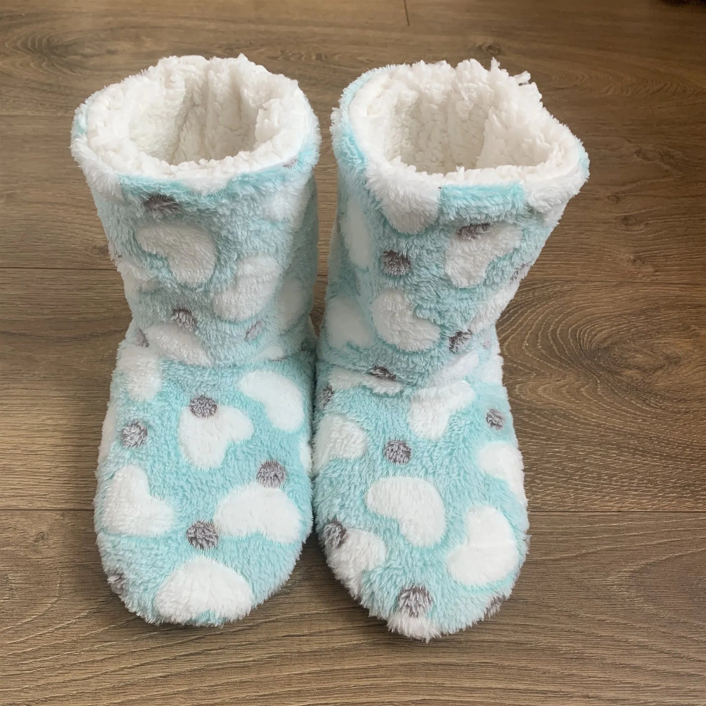 Women's Plush Ankle Boot Slippers | Non-Slip Warm Fluffy
