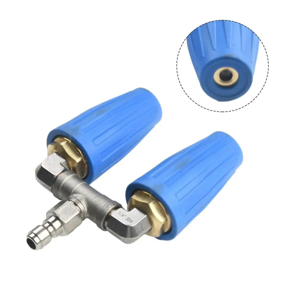 360° Dual Turbo Pressure Washer Nozzle | 4000 PSI 1/4"