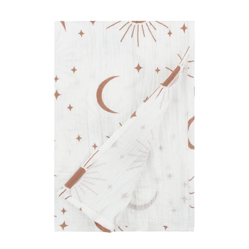 Baby Swaddle Wrap Blanket | Soft Floral Cotton, Newborn