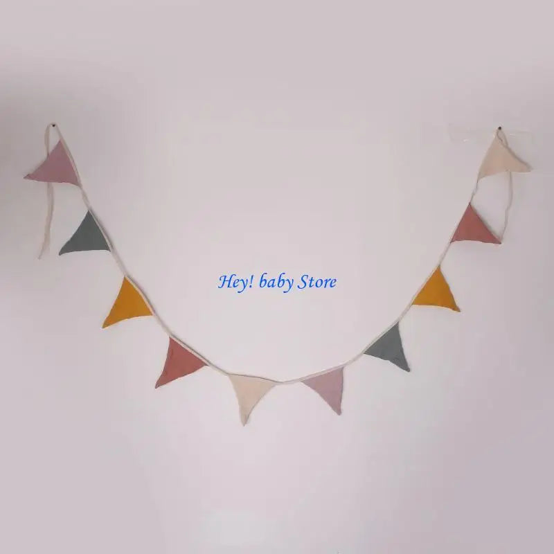 Baby Photography Bunting Flags | Cotton Newborn Photo Props