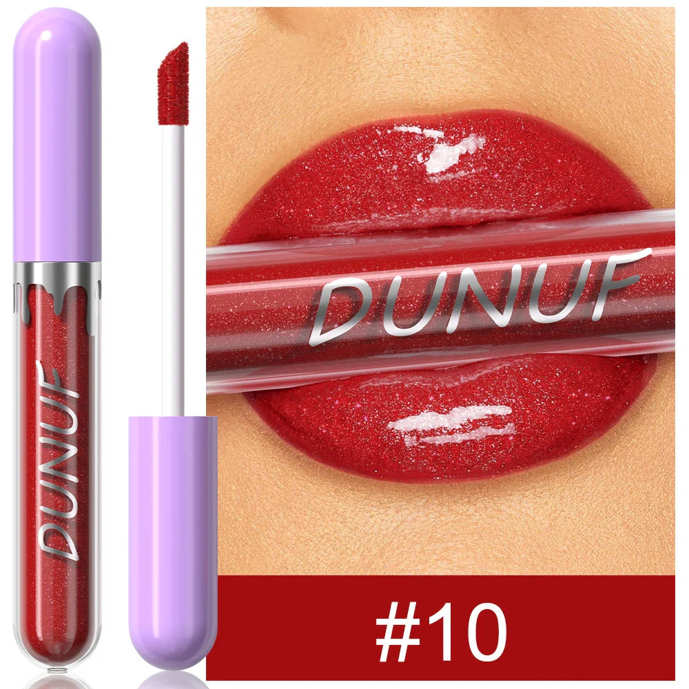DUNUF Pearl Lip Gloss – Moisturizing, Waterproof & Long-Lasting