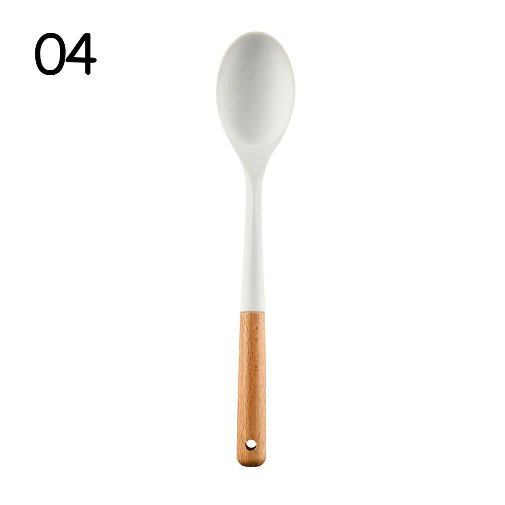 Silicone Kitchen Utensils Set – Non-Stick Spatula & Beater