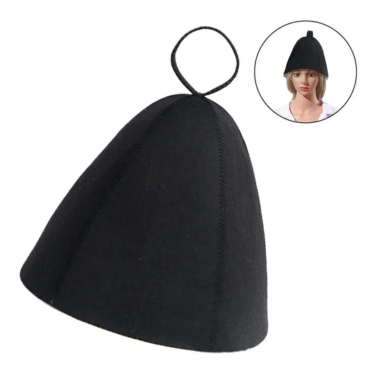 Thickened Felt Sauna Hat – Heat Protection Cap | One Size Sauna Hat Oasis Select
