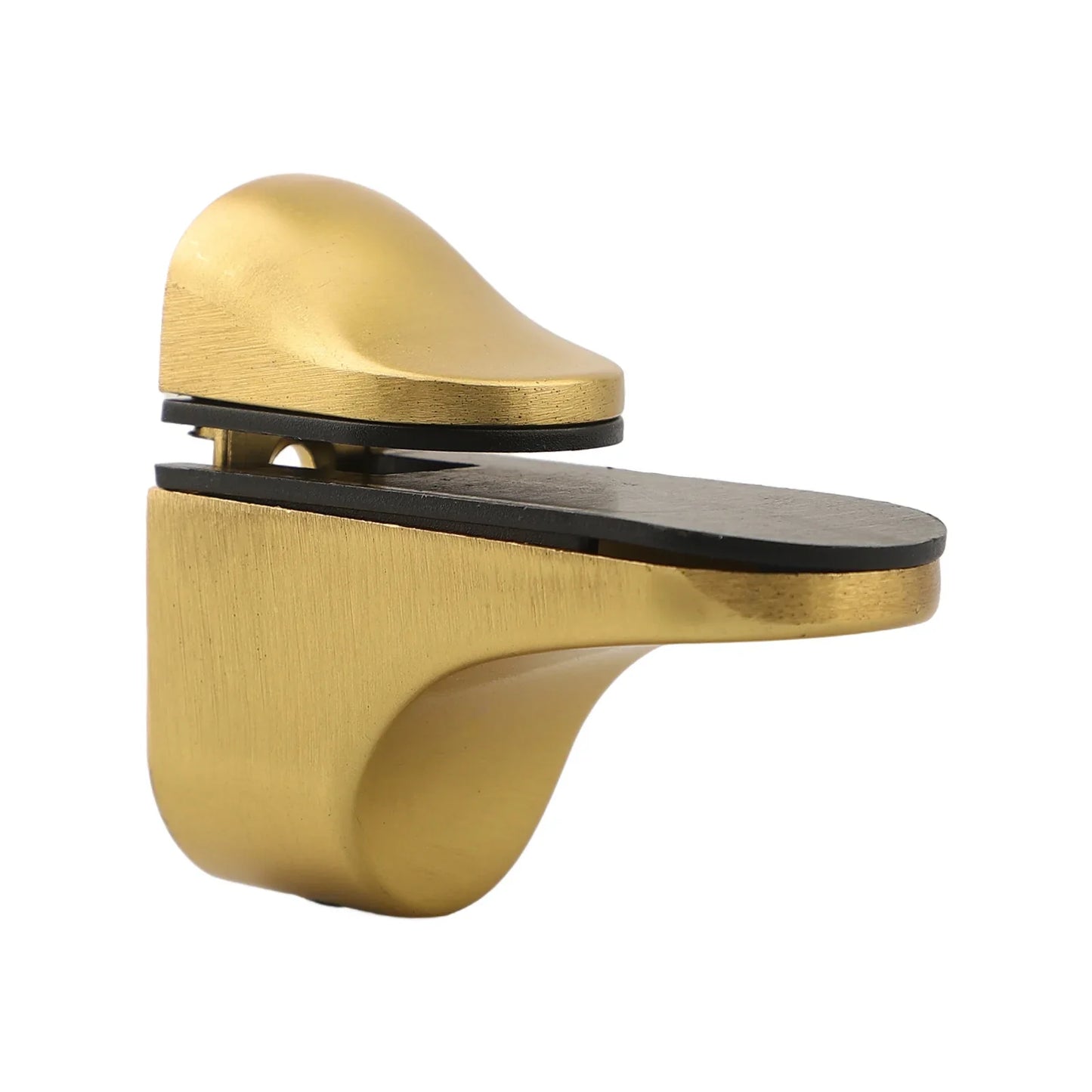Adjustable Glass Shelf Bracket Clamp | Zinc Alloy Wall Mount