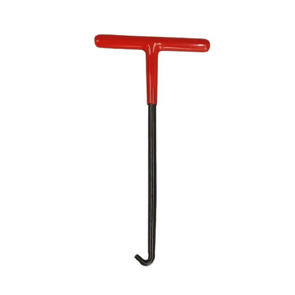 T-Handle Exhaust Spring Hook, Motorcycle Exhaust Pipe Spring Puller Tool, Heavy Duty Spring Remover for Motorcycle Exhaust/Brake Peaceful Pleasures Health and Wellness 1pc