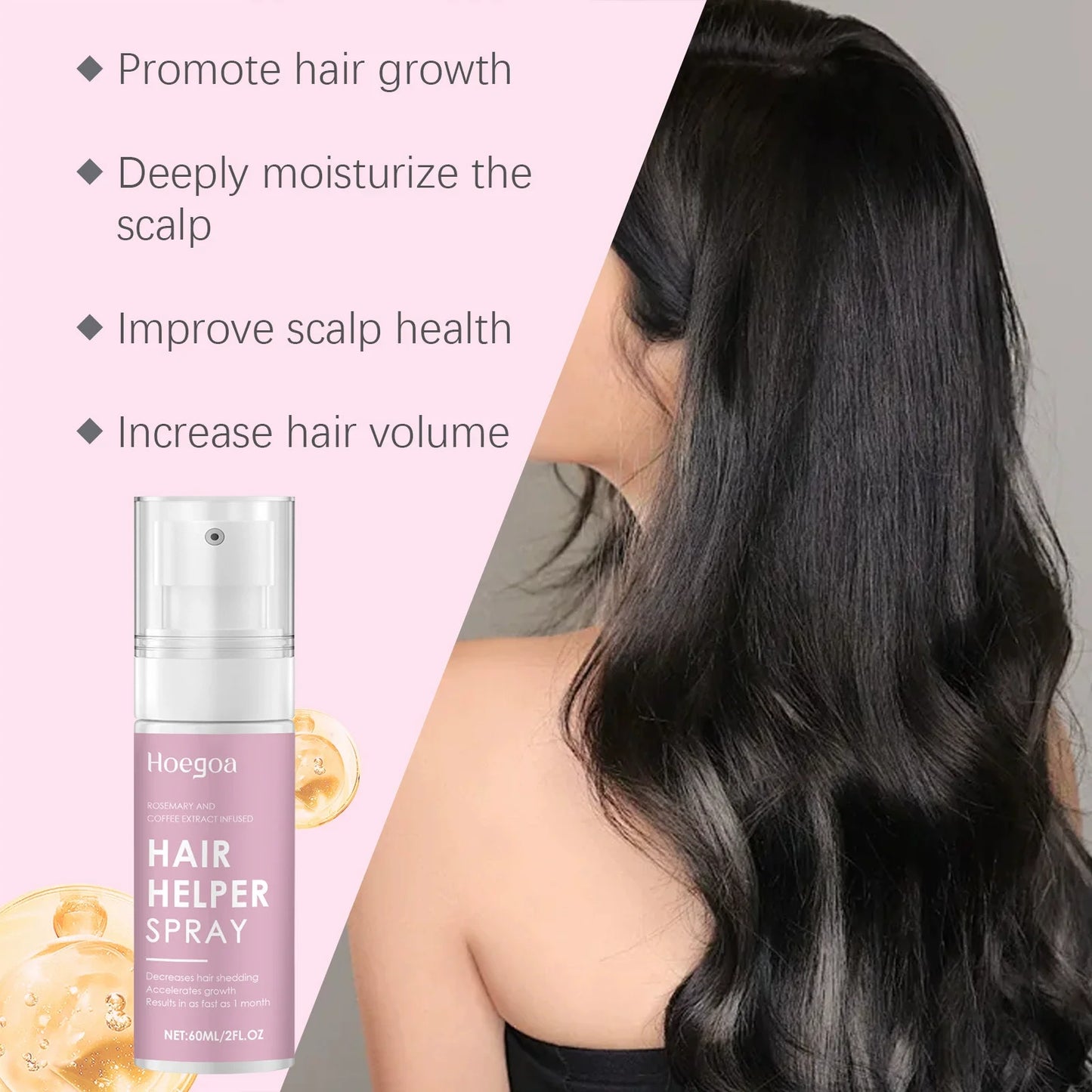 HOEGOA Rosemary Hair Nourishing Spray – Scalp & Growth Care