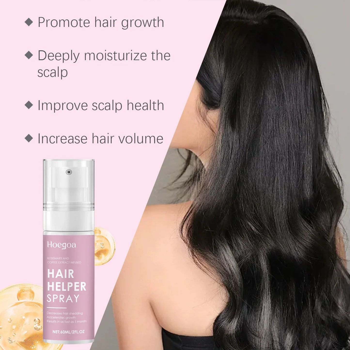 HOEGOA Rosemary Hair Growth Nourishing Spray 60ml