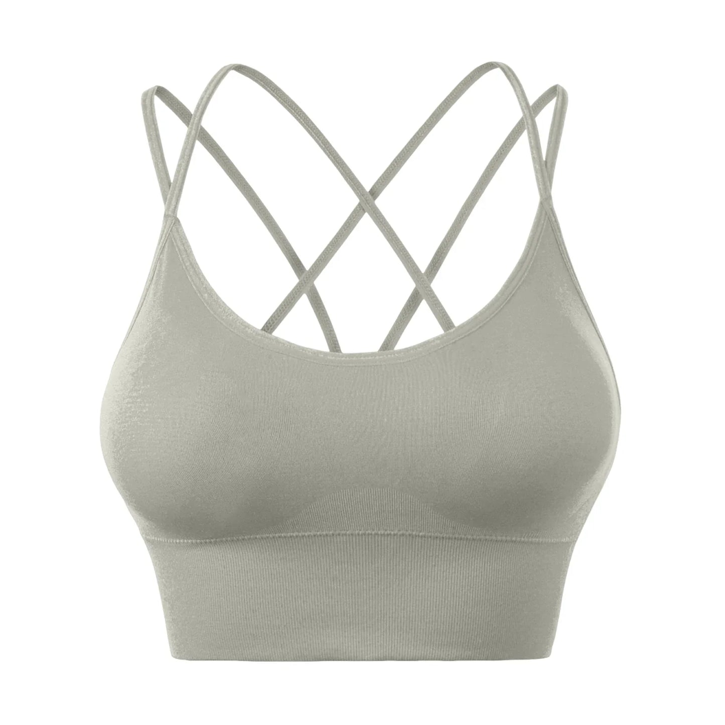 Women's Wirefree Crisscross Sports Bra – Yoga & Running