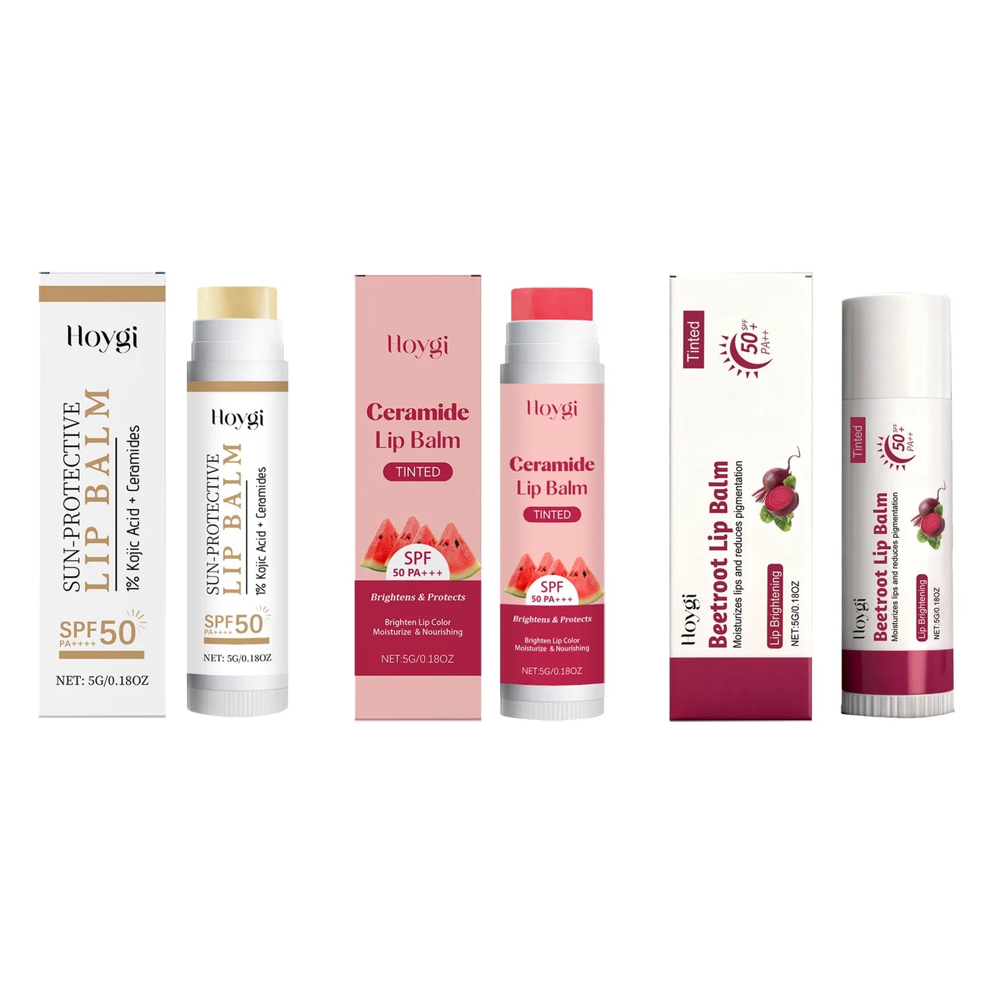 SPF 50+ Lip Balm | Kojic Acid, Ceramide & Beetroot Peaceful Pleasures Health and Wellness