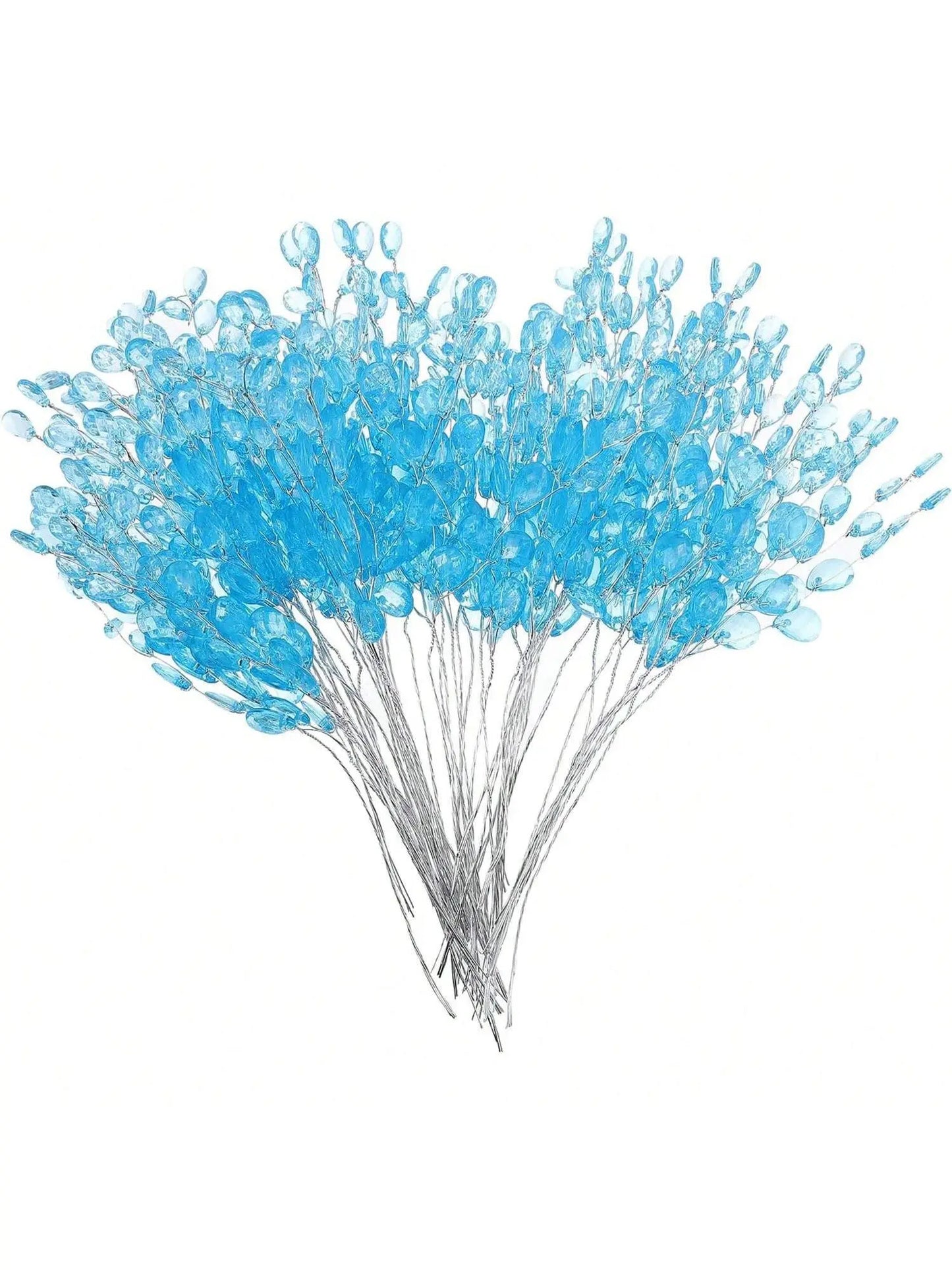 Crystal Acrylic Water Droplet Artificial Flowers | Wedding Décor