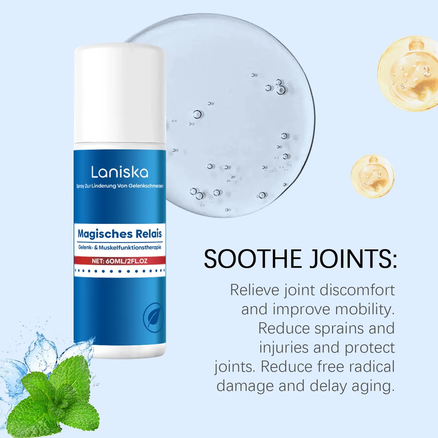 LANISKA Joint Care Nourishing Spray – Moisturizing Body Spray