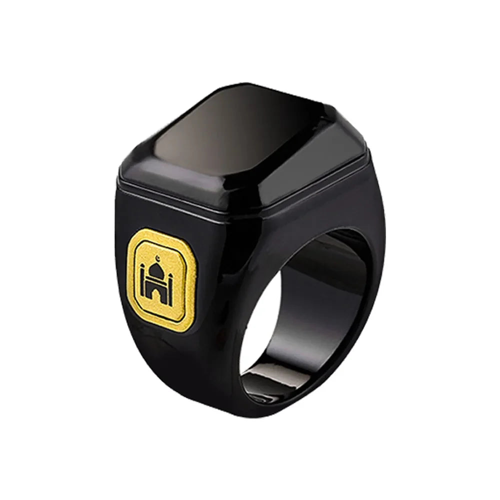 Smart Zikr Ring Digital Tasbih Counter | 5 Prayer Times & Qibla