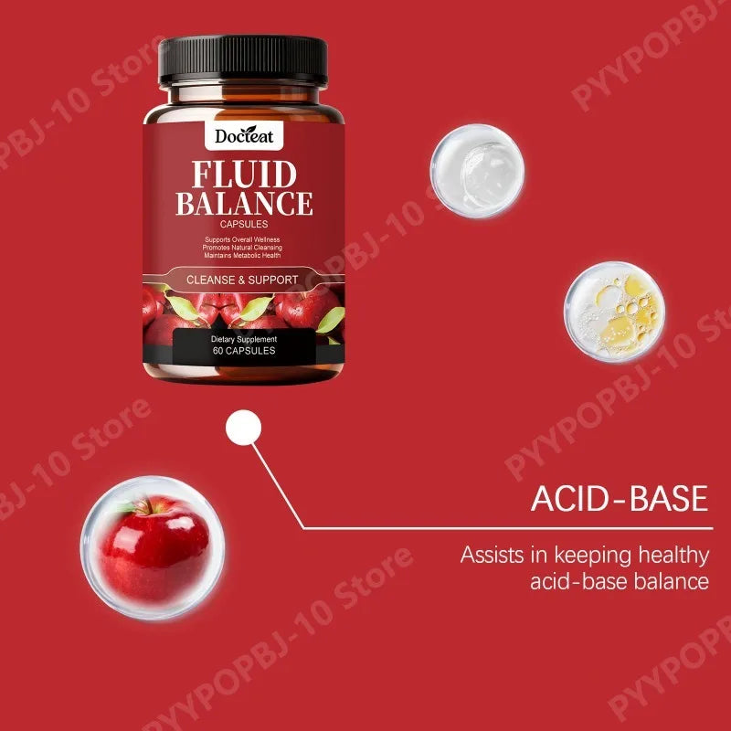 Docteat Fluid Balance Capsules – Apple Extract & CoQ10 | 60ct