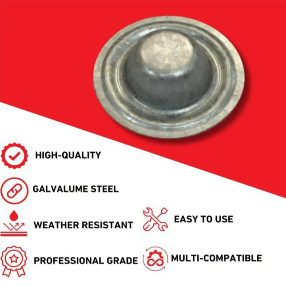 Metal Screw Caps – Waterproof & Corrosion Resistant (5–100 Pack)