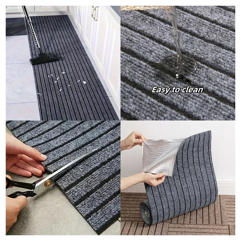 40cm x 3m Non-Slip Absorbent Kitchen Runner & Entrance Mat