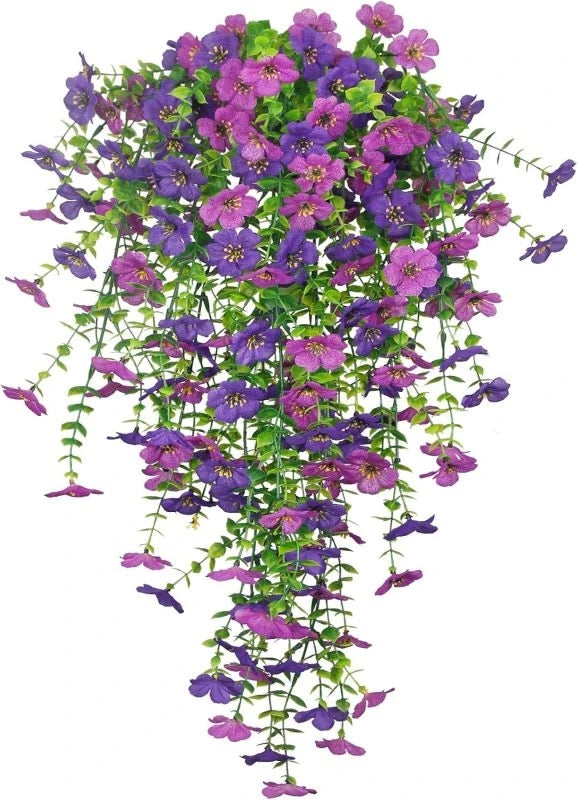 Artificial Morning Glory Vine Flowers – Wedding & Home Decor Artificial Flower Vine Peaceful Pleasures Health and Wellness color 2 1pc