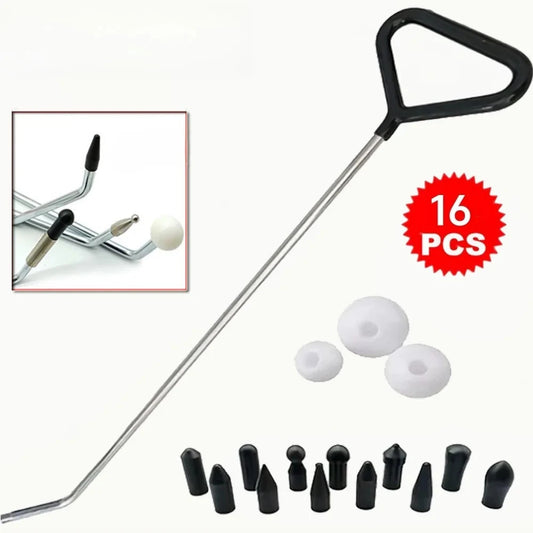PDR Car Dent Repair Hooks Push Rods Taper Heads Replacement Kit Auto Body Hail Damage Paintless Dent Removal Tool Peaceful Pleasures Health and Wellness
