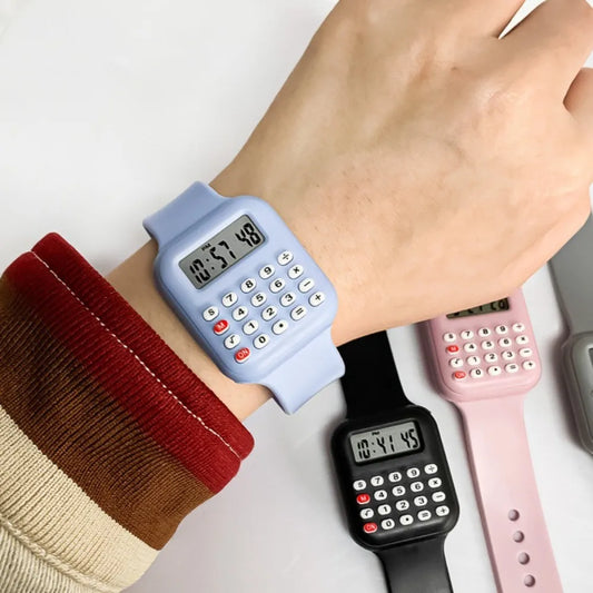 Kids Digital Calculator Watch | Date, Alarm & EL Backlight Kids Calculator Watch Peaceful Pleasures Health and Wellness