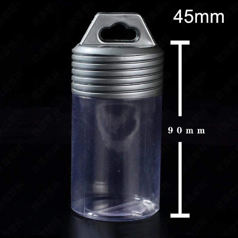 Modular Transparent Plastic Storage Bottles for Small Parts