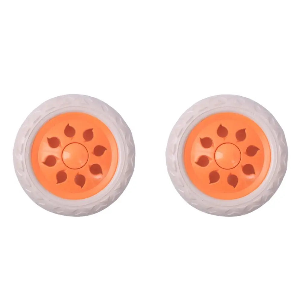 2Pcs Durable EVA Shopping Cart Wheels Flexible 6.3Inch Tire Wheel Anti Slip Replacement Travelling Trolley Caster Peaceful Pleasures Health and Wellness 7