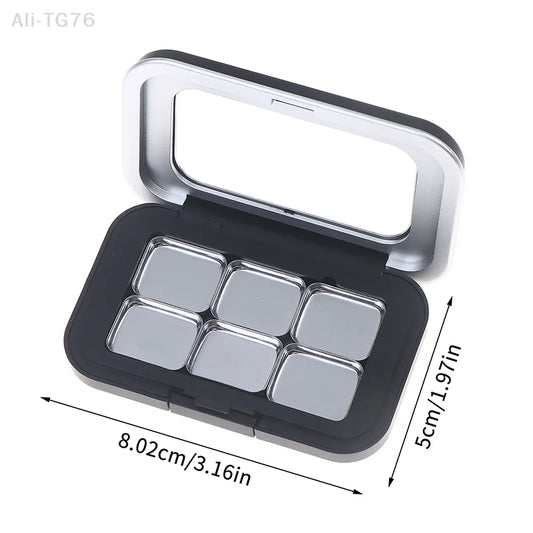 DIY Magnetic Empty Makeup Palette with Mirror – 1–8 Grids Empty Makeup Palette Peaceful Pleasures Health and Wellness