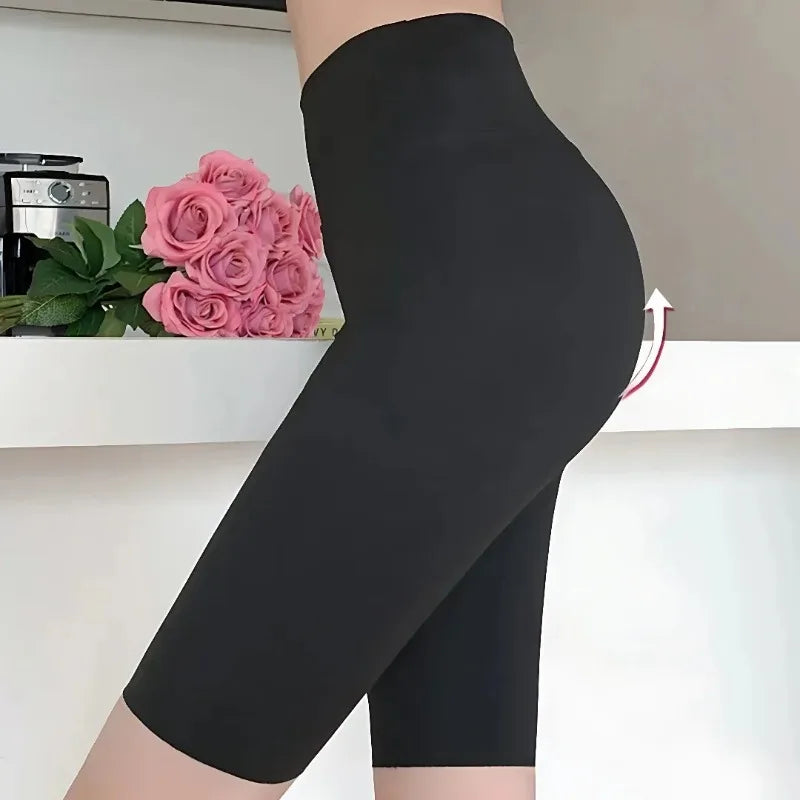 Women's High Waist Shark Shorts – Yoga Running Hip Lift