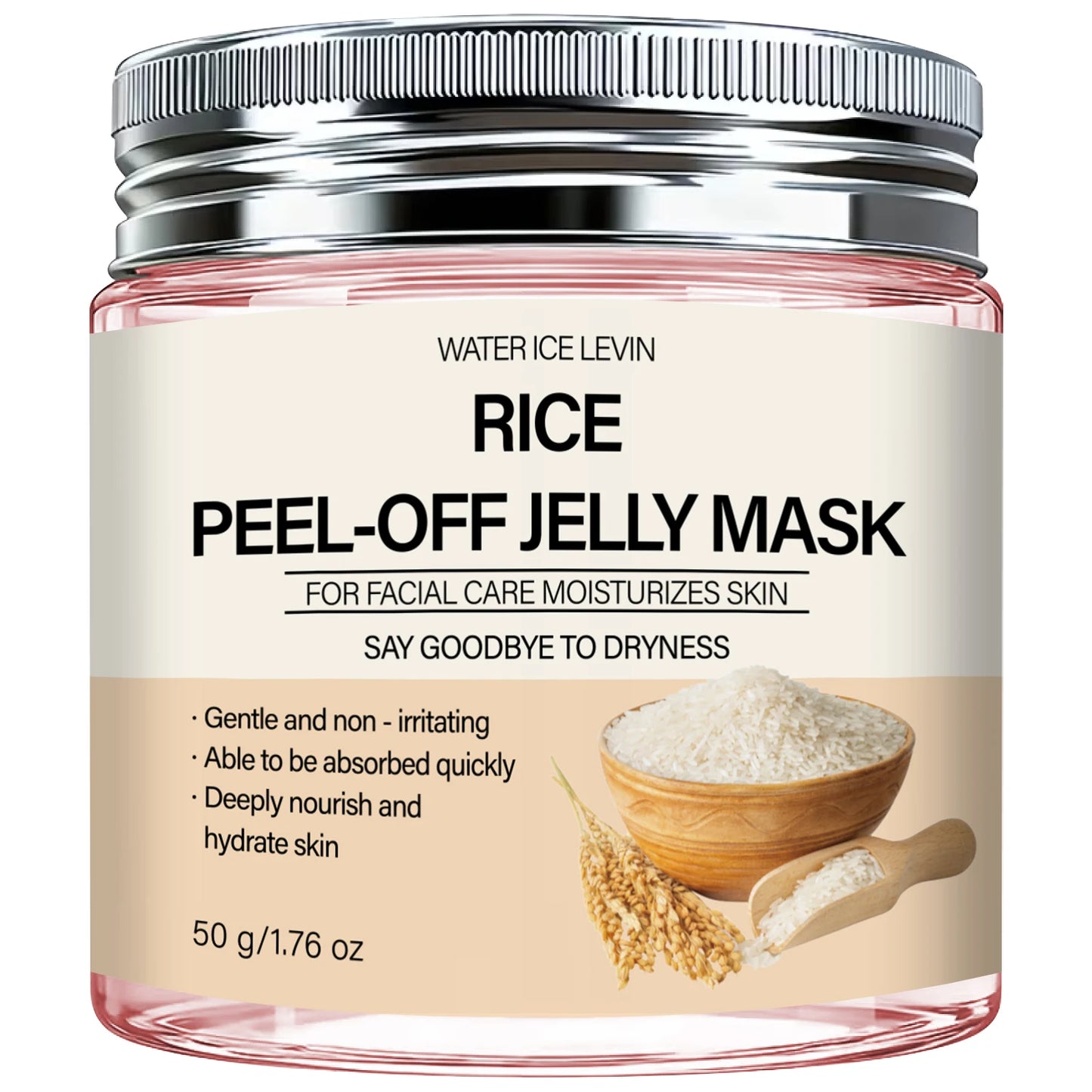 Rice Peel-Off Jelly Mask | Collagen & Hyaluronic Acid, 50g