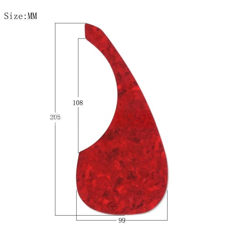 40 41 Inches Folk Acoustic Guitar Pickguard Soft Scratch Plate