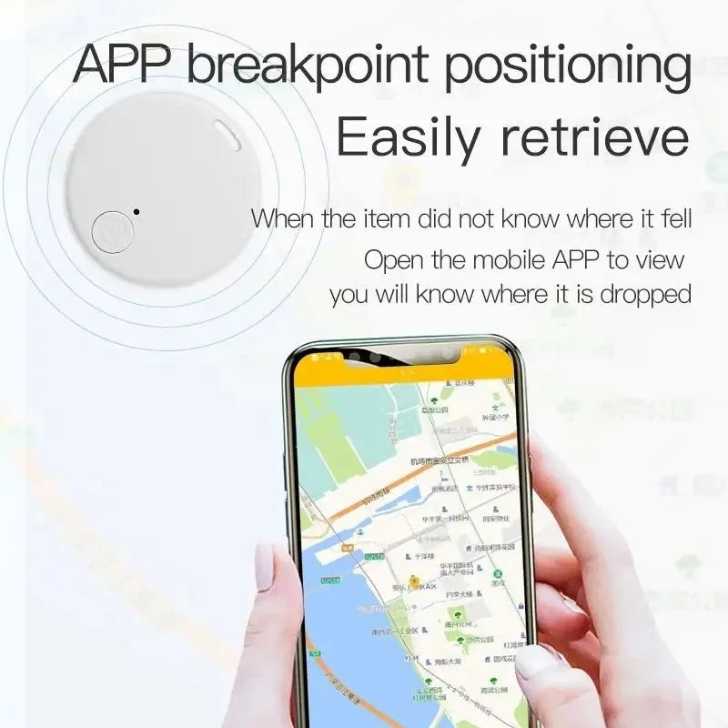 Mini GPS Locator AntiLost Alarm Wallet Keychain Smart Tag Bluetooth-Compatible Tracer Keychain Dog Pet Child Tracker Key Finder Peaceful Pleasures Health and Wellness