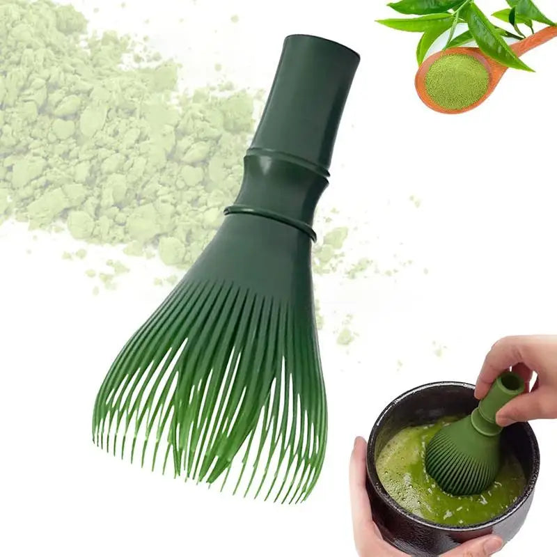 Matcha Green Tea Brushes Traditional Matcha Whisk Reusable Resin Matcha Whisk Chasen Dishwasher Safe Matcha Stirrer Peaceful Pleasures Health and Wellness