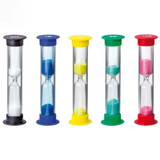 Colorful Sand Timer Hourglass – Decorative Sandglass Clock Decorative Hourglass Peaceful Pleasures Health and Wellness