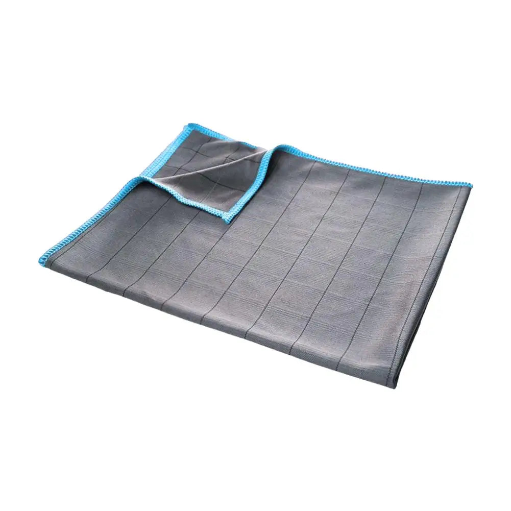 Lint Free Carbon Fiber Cleaning Cloth Glass Window Polishing Streak Free Miracle Easy Clean Rag Reusable for Kitchen Dish Peaceful Pleasures Health and Wellness D