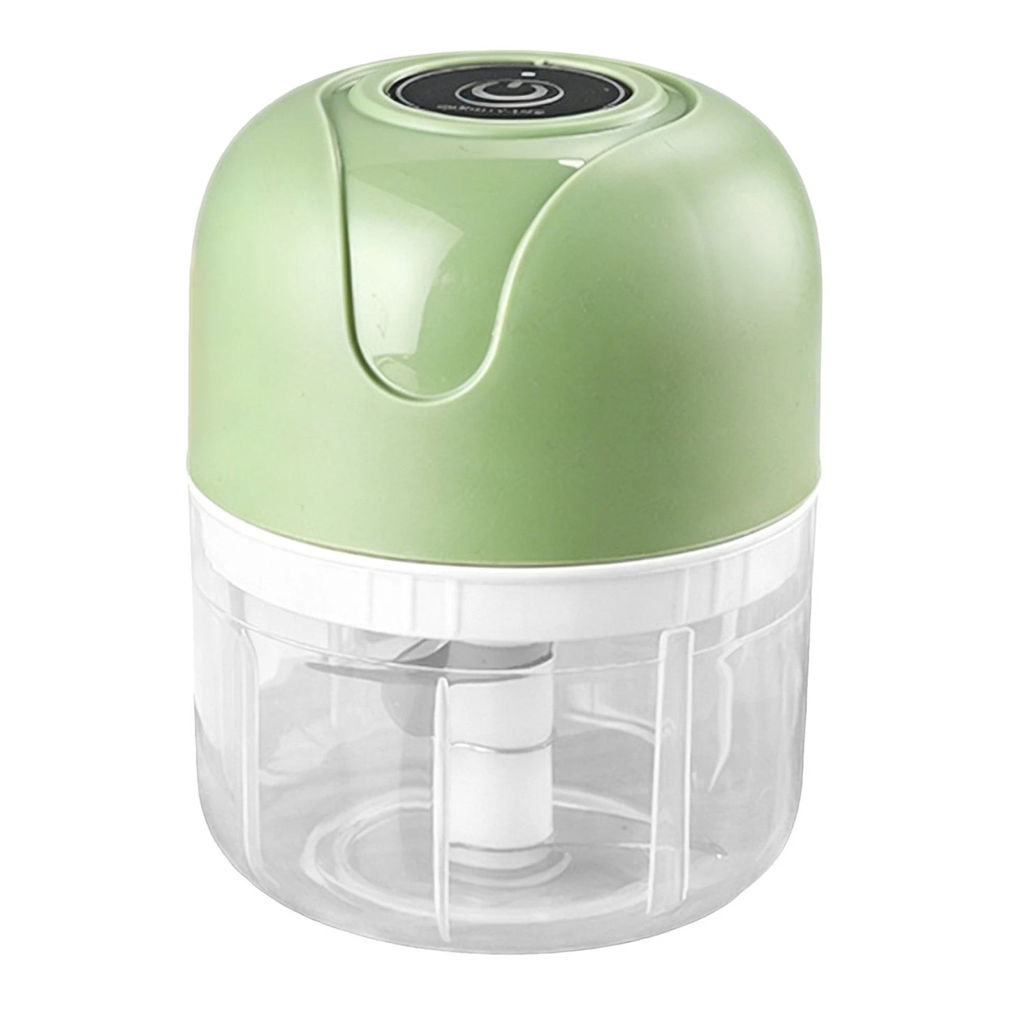 Electric Garlic Press And Ginger Masher One-Touch Operation For Effortless Chopping Space-Saving Countertop Organization Peaceful Pleasures Health and Wellness Green 250ml As Shown