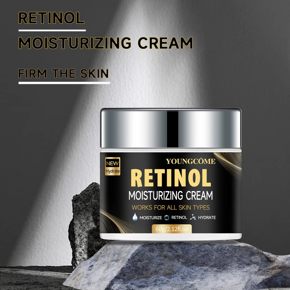 Retinol Collagen Men's Face Cream Skincare Moisturizing Brightening Hydrating Smooth Wrinkles Firming Facial Face Men Skin Care Peaceful Pleasures Health and Wellness