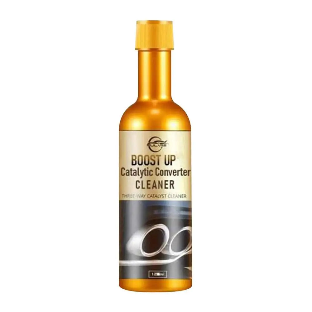 Catalytic Converter Cleaner (120ml) Agent Automotive Three Way Catalytic Converter Fuels System Powerful Engine Booster Cleaner Peaceful Pleasures Health and Wellness 1pcs