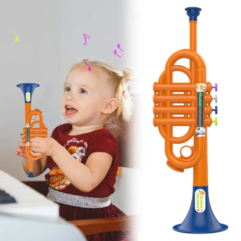 Toddler Trumpet Musical Toys For Kids Novelty Creative Children's Horn Toys For Birthday Events Music Class Graduation Party Peaceful Pleasures Health and Wellness