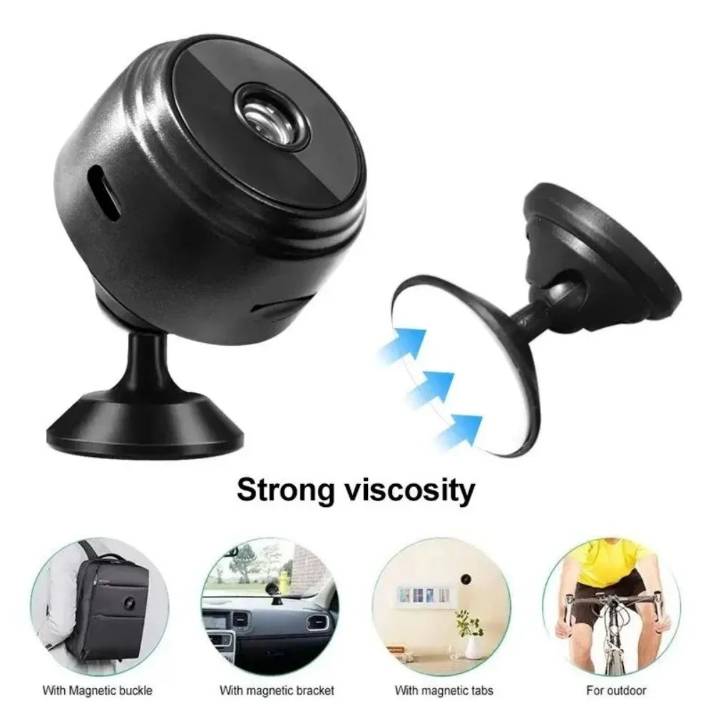 A9 Mini WiFi Camera 1080P HD Portable Night Vision Recorder Smart Home Security Monitoring Tiny Wireless Cam with Magnet Peaceful Pleasures Health and Wellness