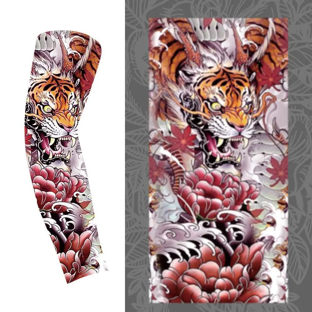 Ice Silk Tattoo Sleeves for Outdoor Activities Peaceful Pleasures Health and Wellness