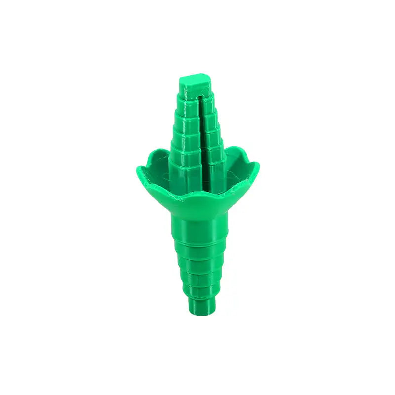 Bottle Emptying Transfer Connector Anti‑Spill Liquid Drainage Funnel Refill Dispenser Adapters Cosmetic Bottle Pour Accessories Peaceful Pleasures Health and Wellness Green-2Pcs