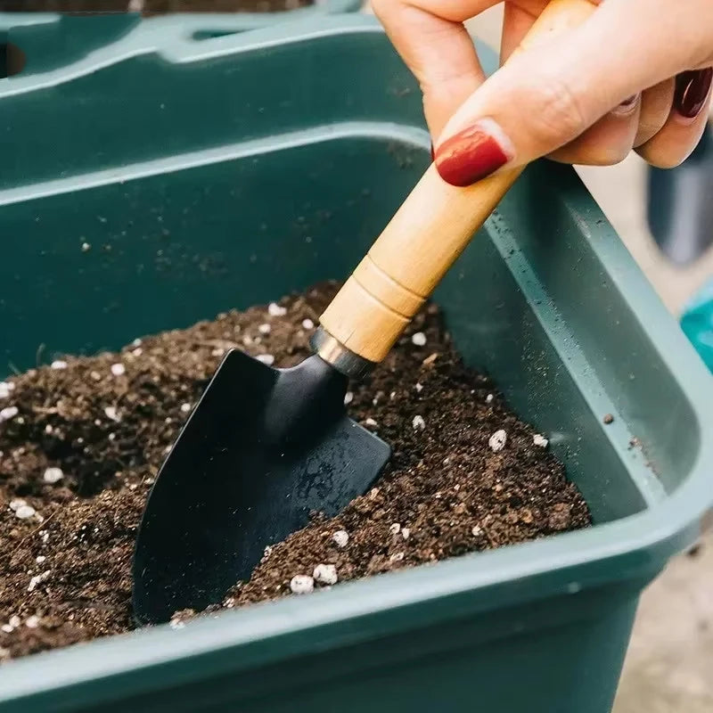 3Pcs/Set Mini Garden Tool Set For Garden Plants Flower Pot Cactus Vegetables Digging Weeding Indoor Small Plants Garden Tools Peaceful Pleasures Health and Wellness