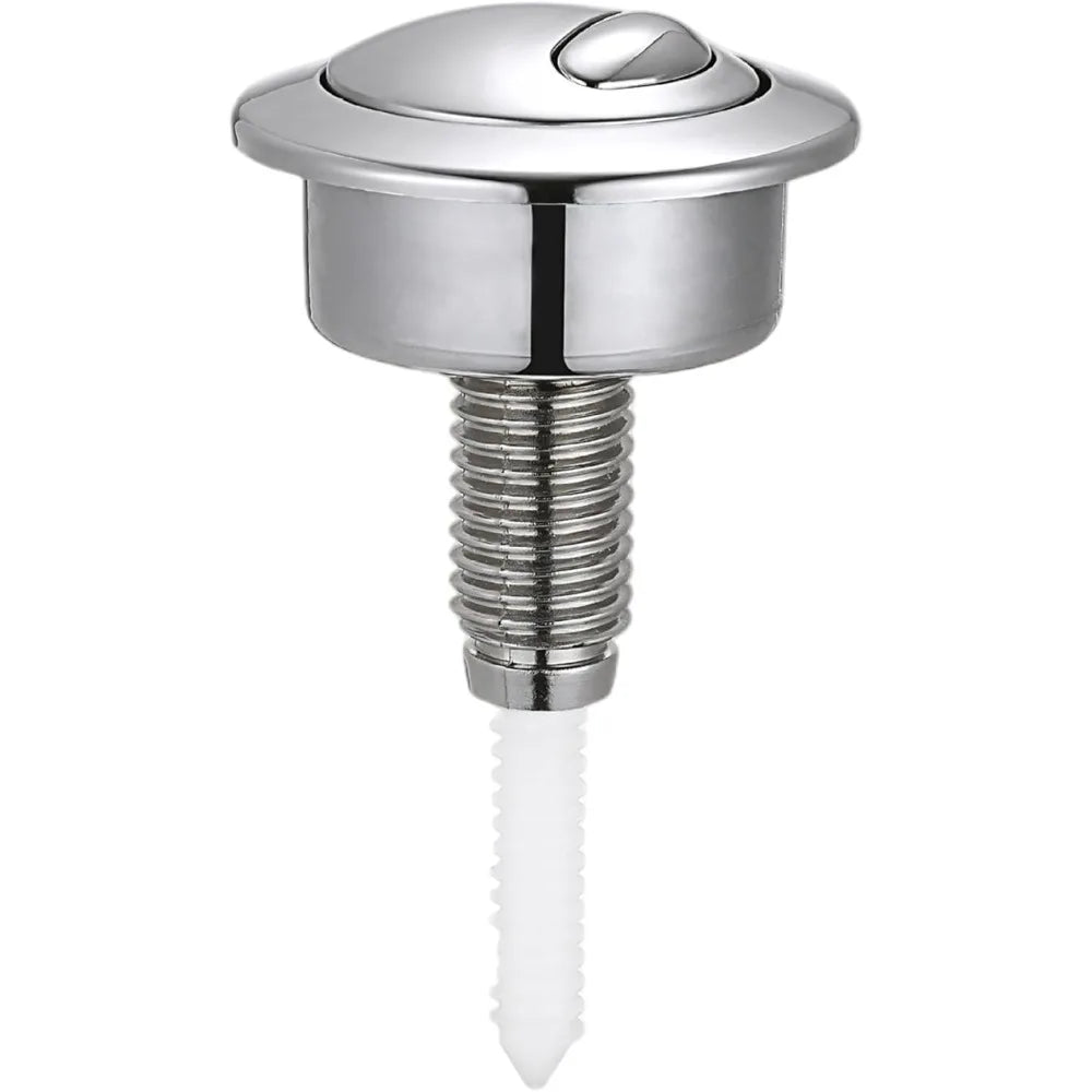 ABS Chrome Dual Flush Toilet Push Button Tank Replacement Kit