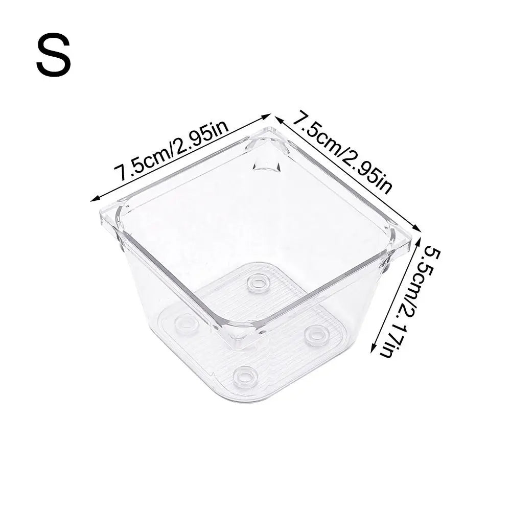 Durable S/M/L/XL/XXL Desktop Storage Box Transparent Sundries Sorting Storage Organizer Drawer Plastic Cosmetics Organizer Boxes Peaceful Pleasures Health and Wellness S-Style1