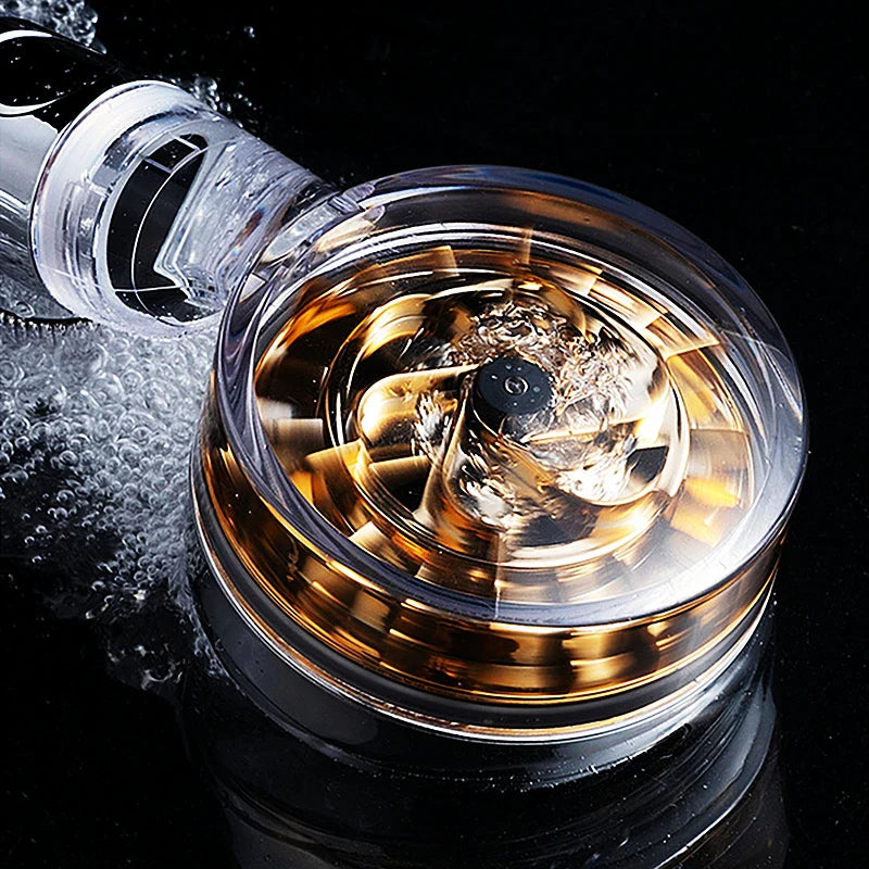 360° Rotating High-Pressure Water-Saving Shower Head with Filter