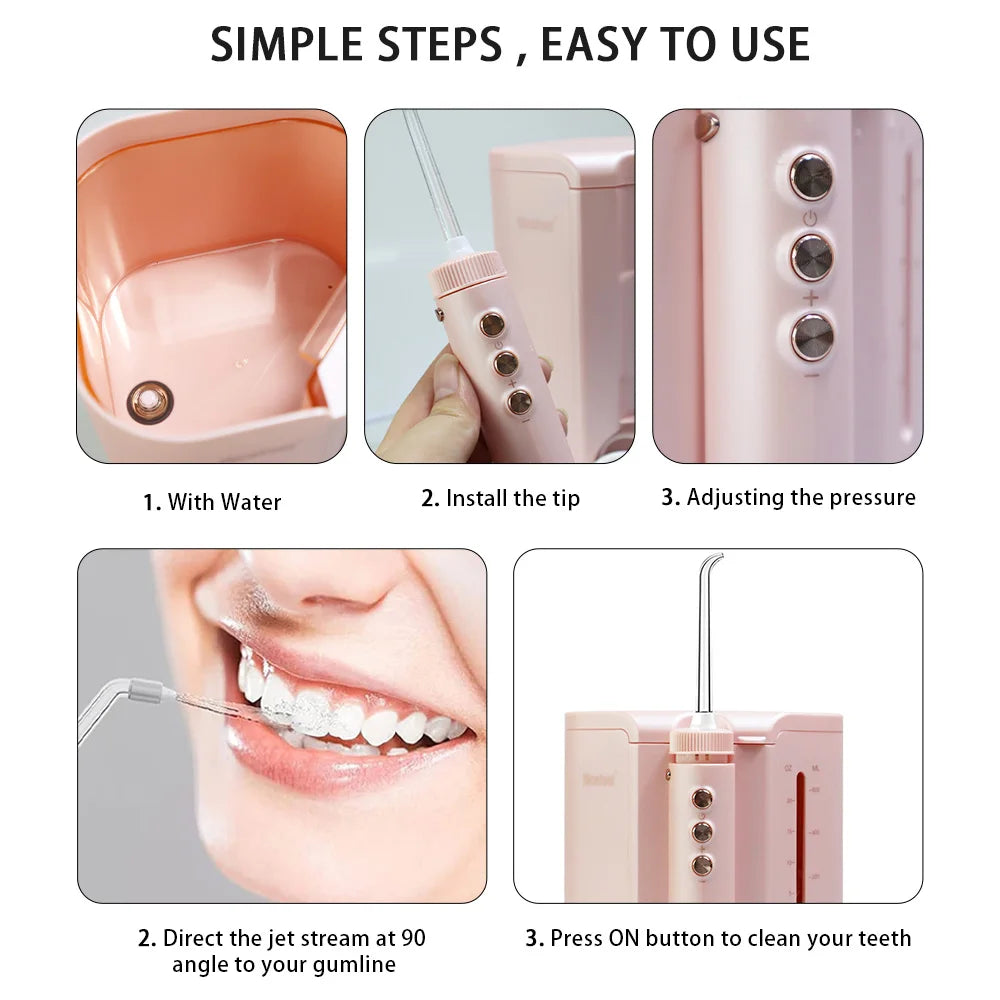 Nicefeel FC2520 Water Flosser Oral Irrigator | 600ml, 3 Modes