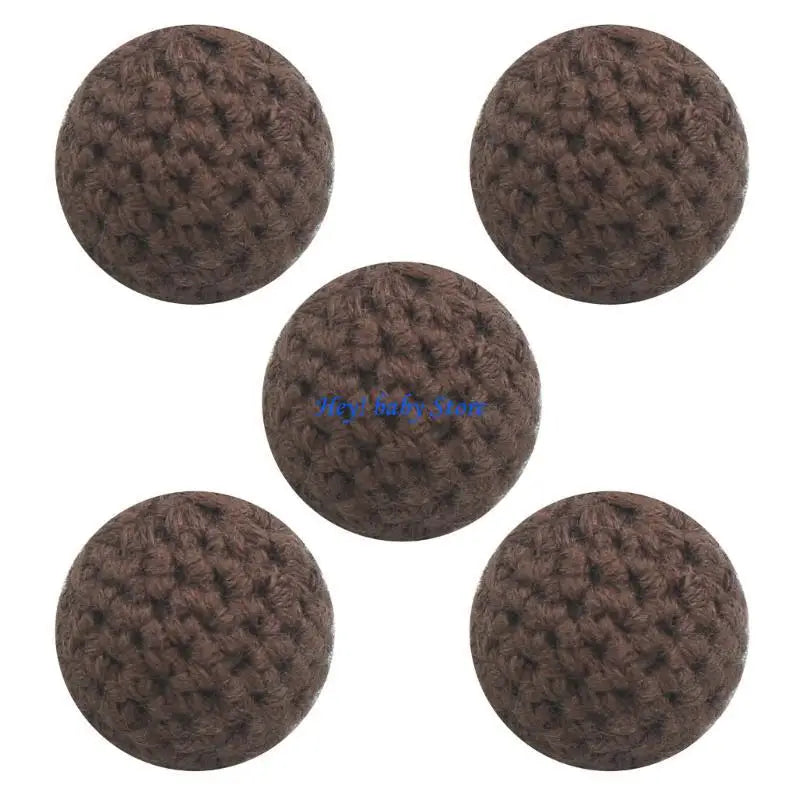 16mm Crochet Beads for Pacifier Clips, Keychains & Jewelry