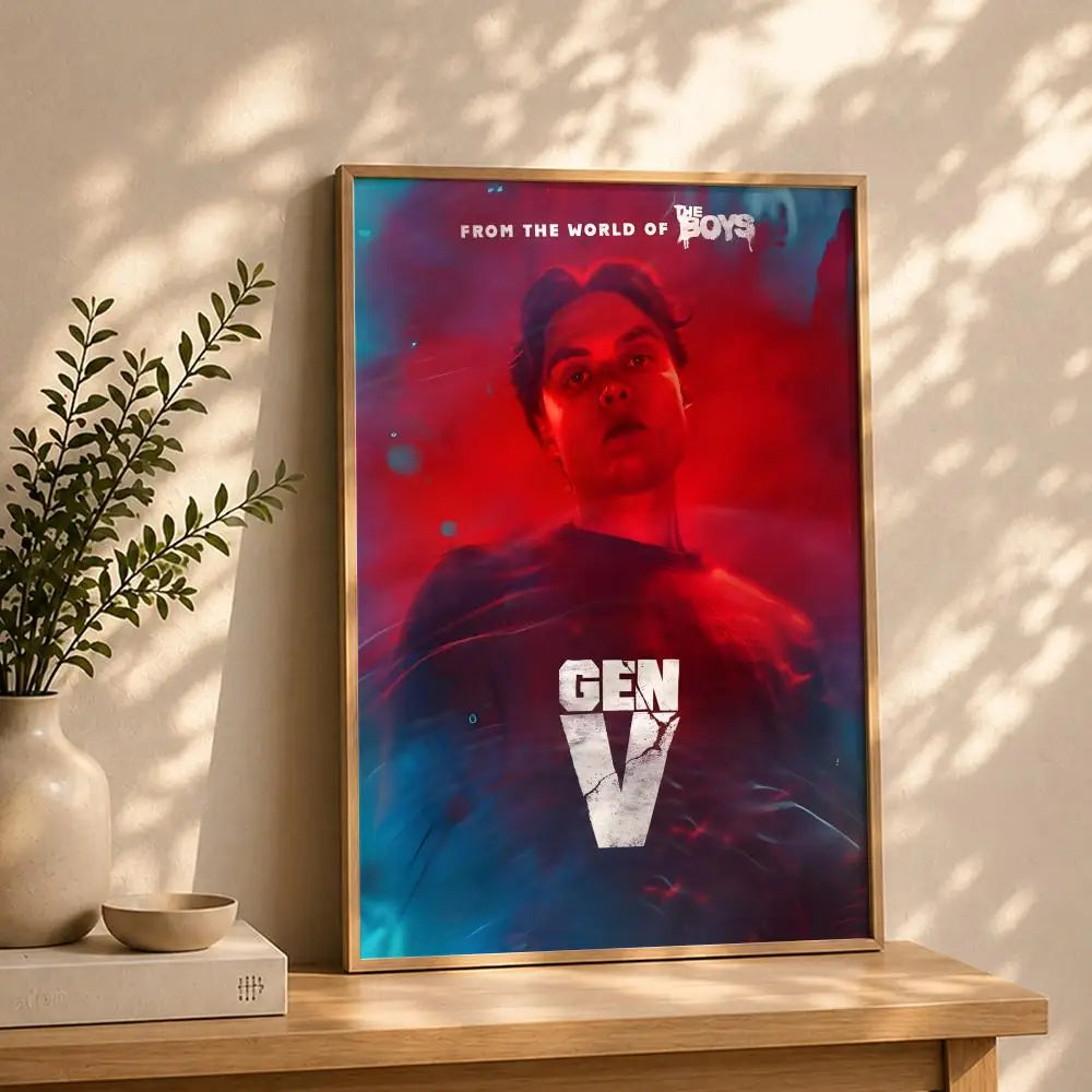 TV G-Gen VS Poster HD Self Adhesive Waterproof Wall Art Ideal for Home Office Dorm Bedroom Great Gift Peaceful Pleasures Health and Wellness White10 30X40cmNoframe