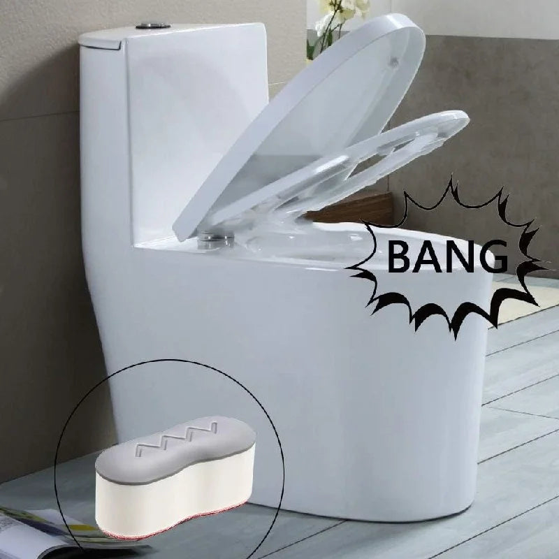 4-Pack Toilet Seat Bumper Pads – Non-Slip Adhesive Cushions