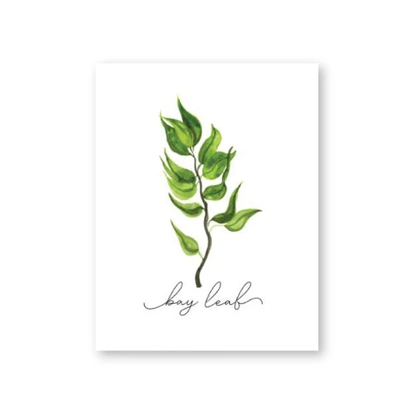 Herb Watercolor Canvas Wall Art | Kitchen Décor Print